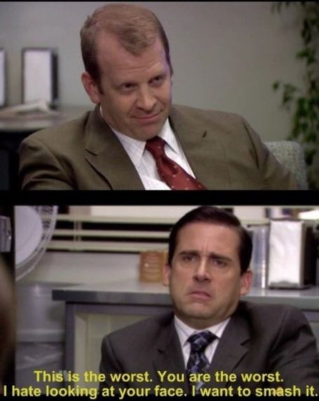 Toby and Michael in the show